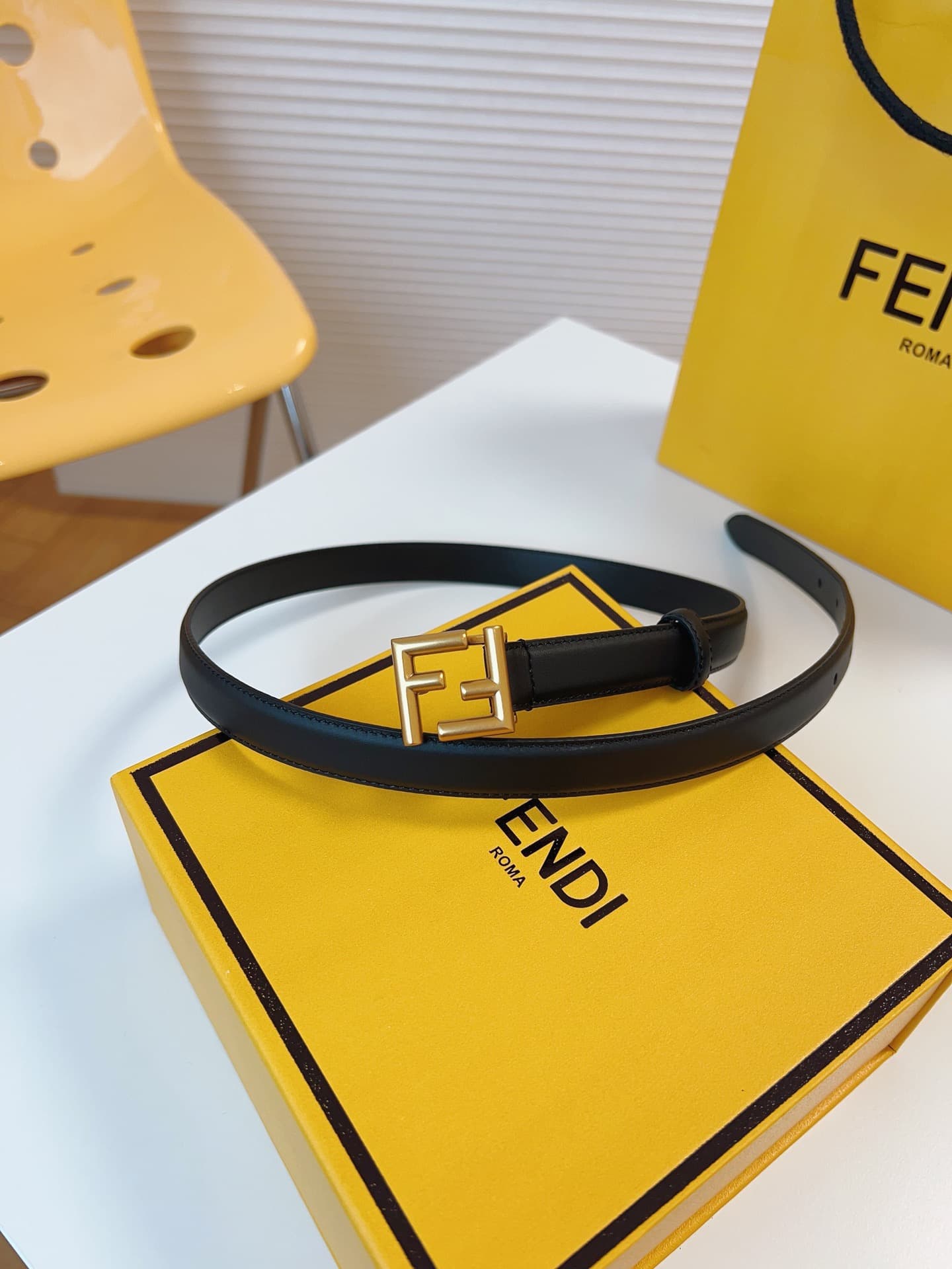 2026 Fendi 2.0cm Belt