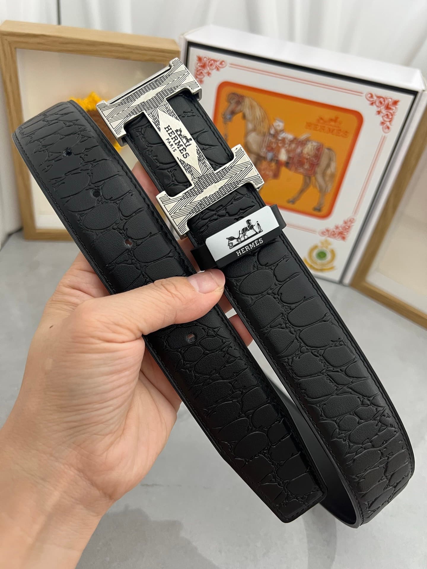 2026 Hermes 3.8cm Belt