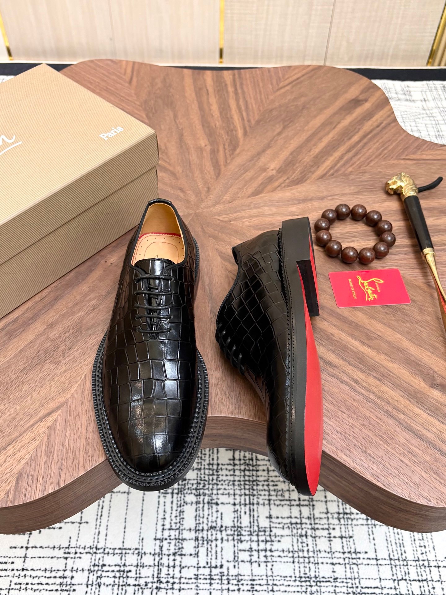2026 CL Red Bottom Business Shoes