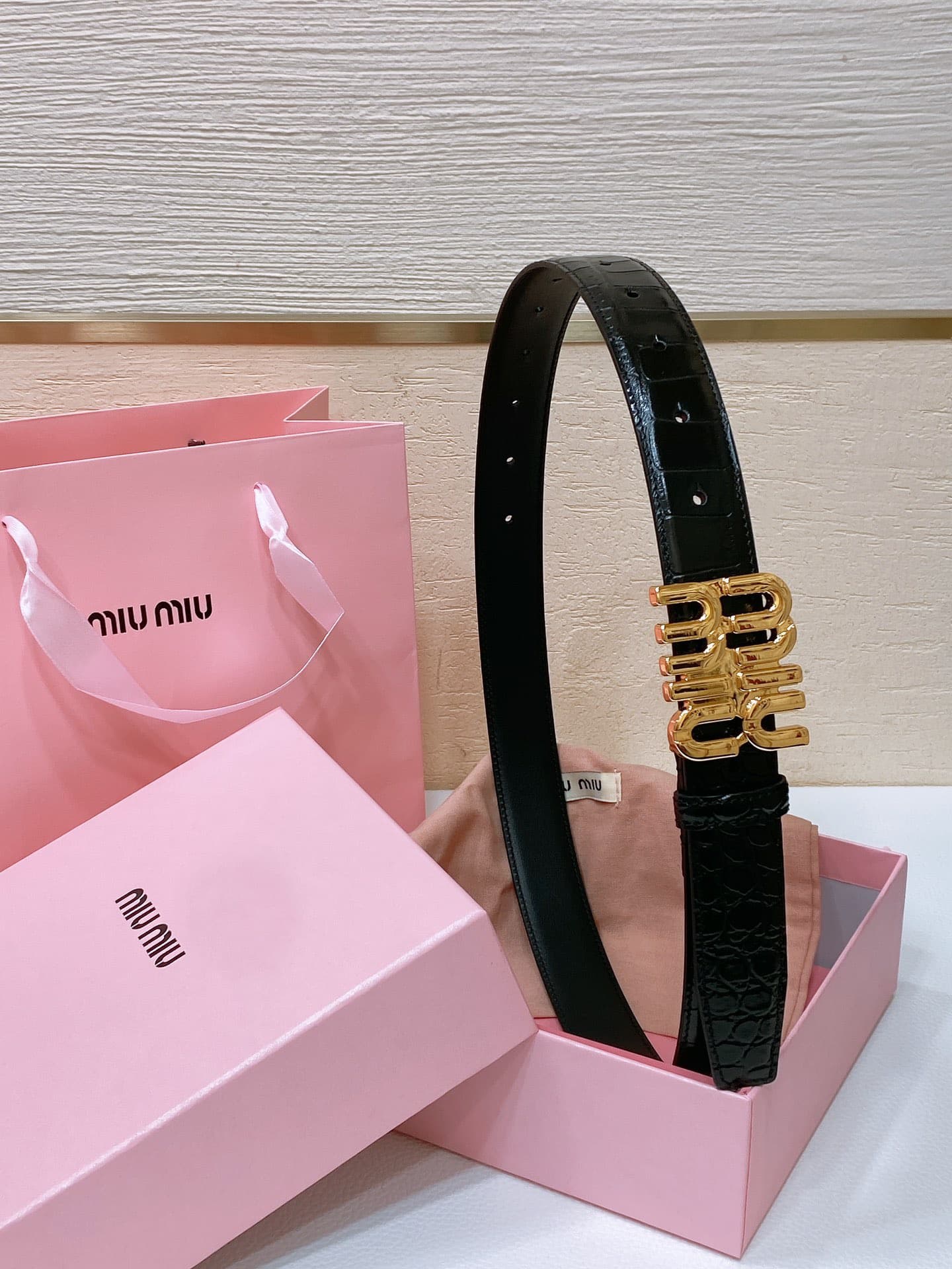 2026 Miu Miu 3.0cm Belt