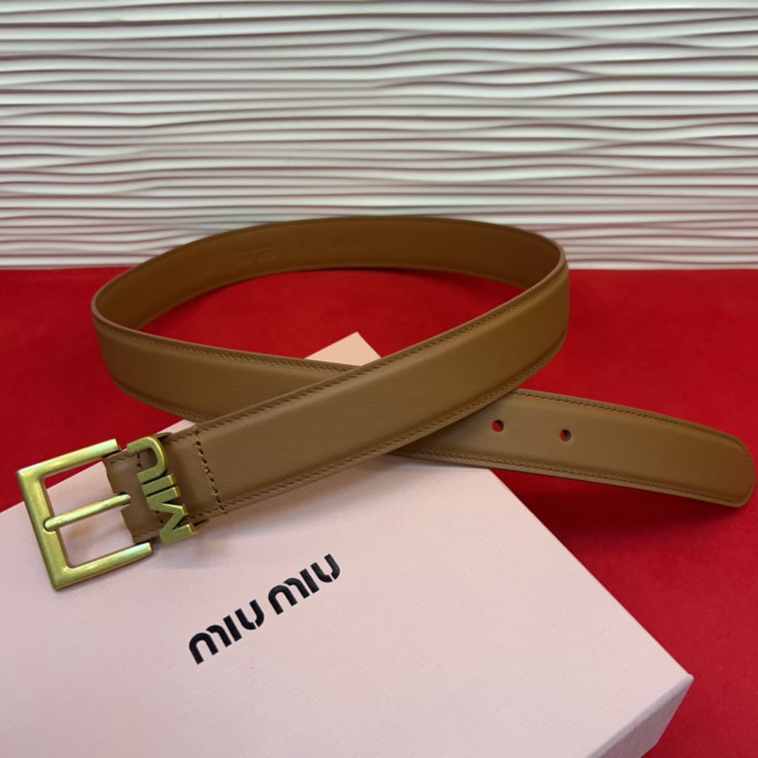 2026 Miu Miu 3.0cm Belt