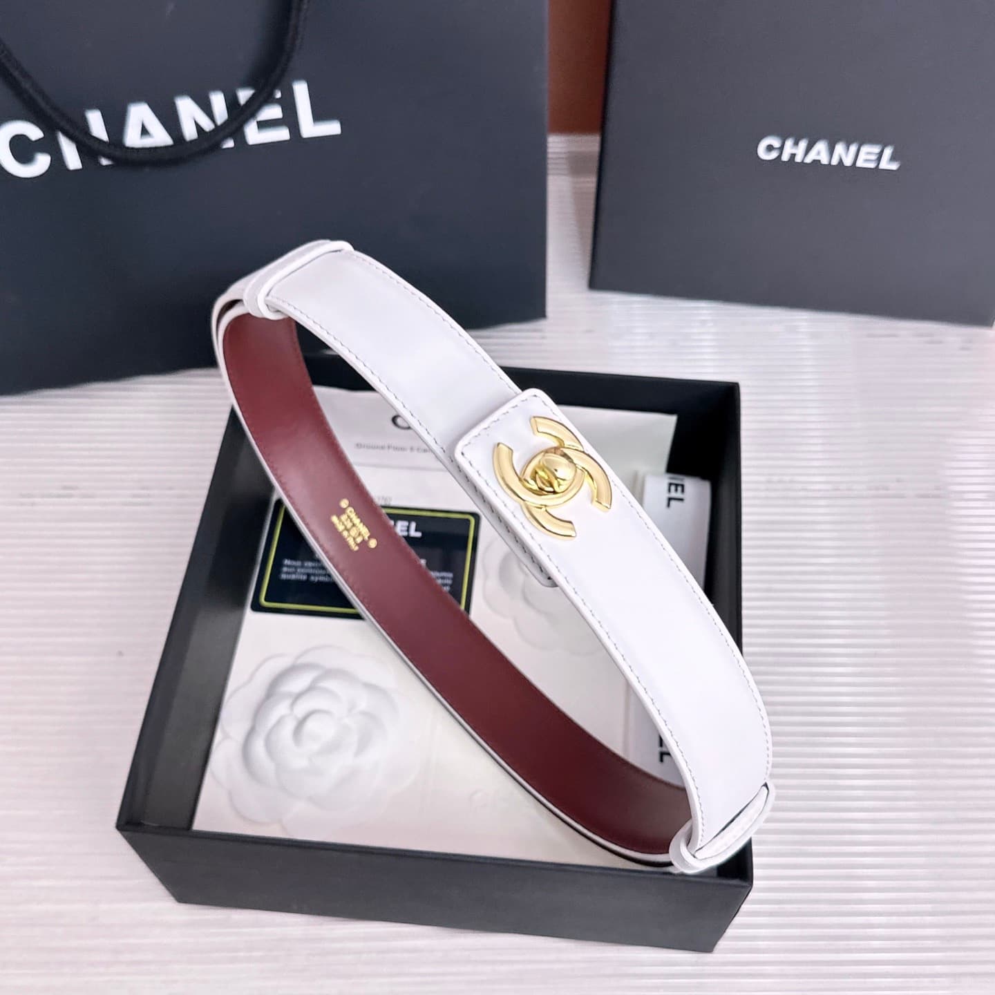 2026 Chanel 3.0cm Belt