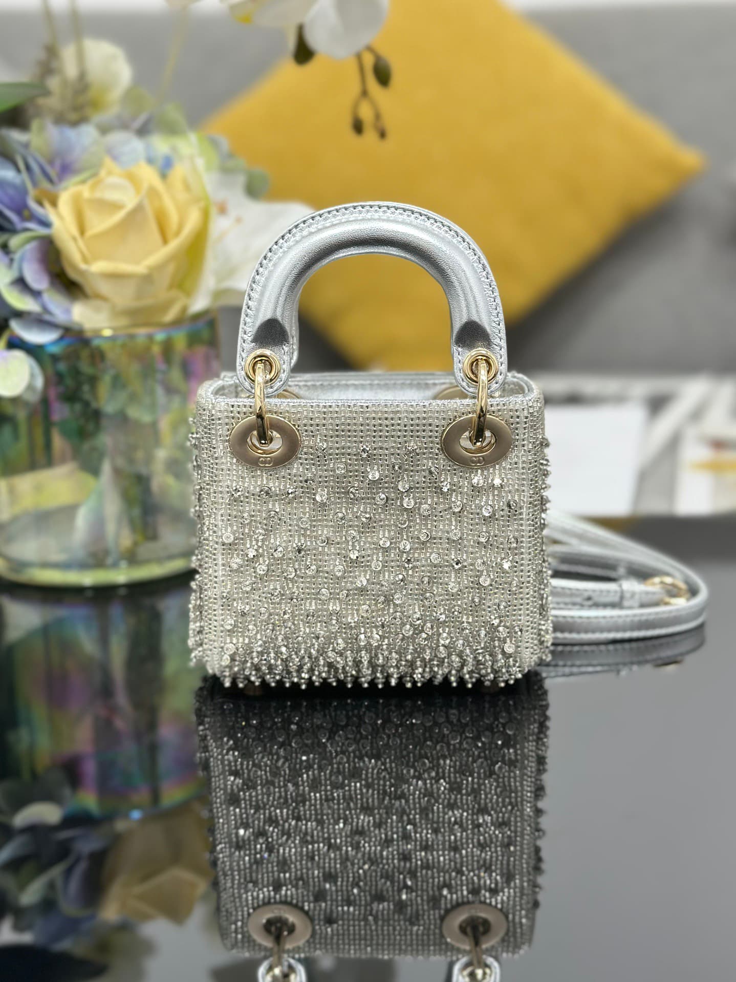 2026 Lady Dior Mini Handbag Size:12*10.2*5 cm