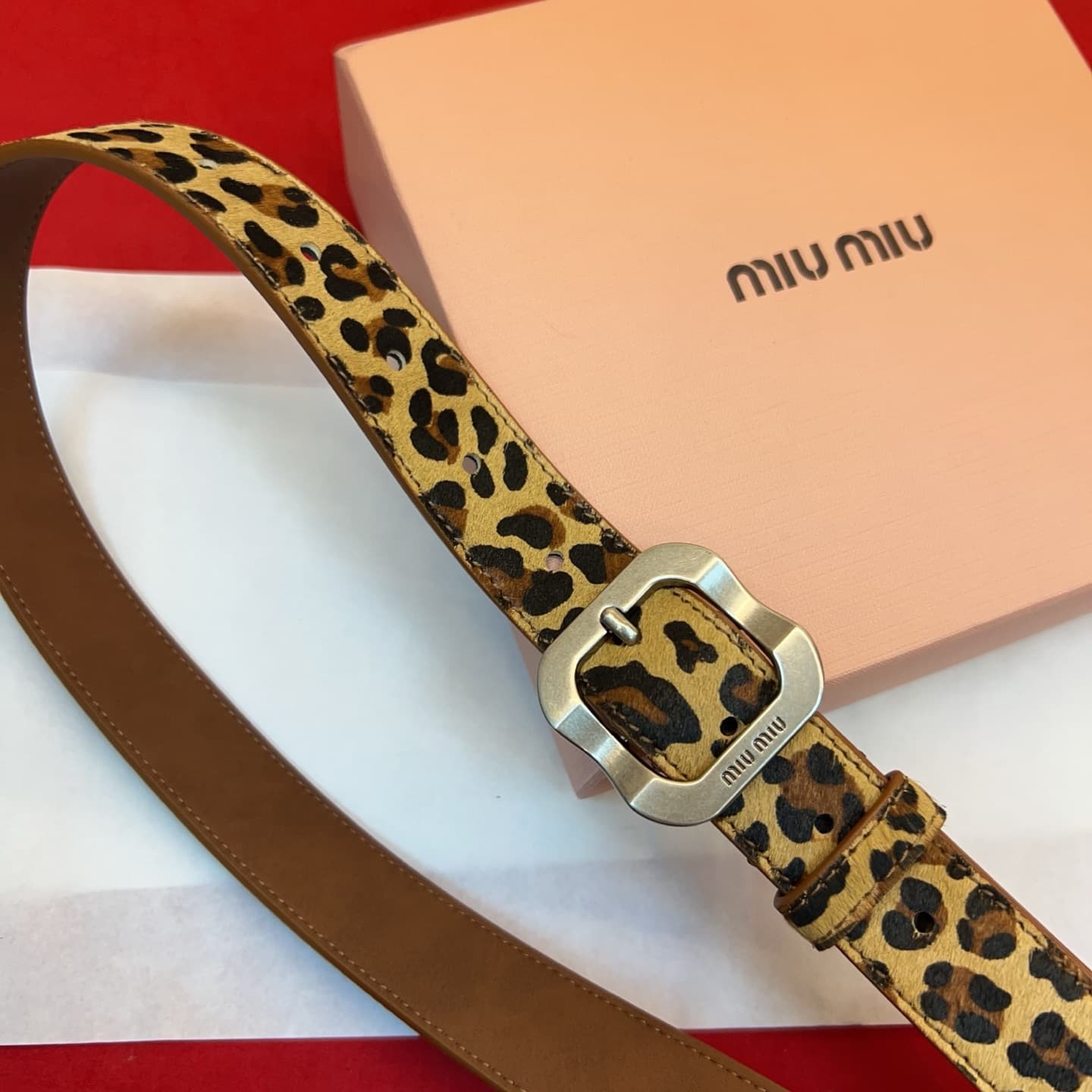 2026 Miu Miu 3.0cm Belt
