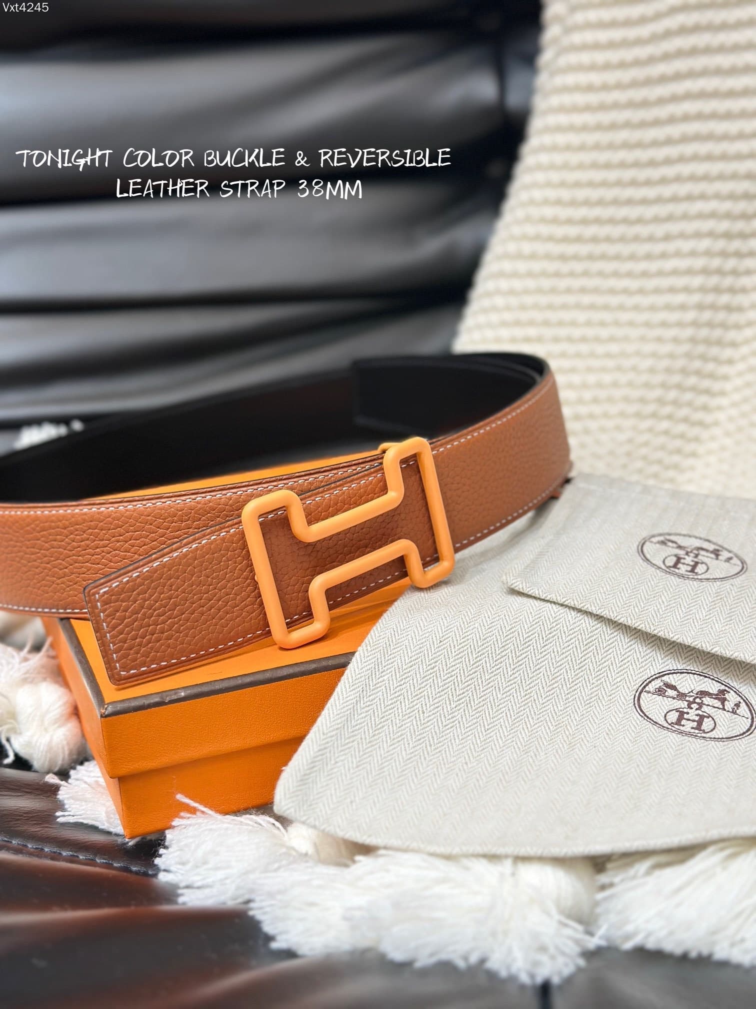 2026 Hermes 3.8cm Belt