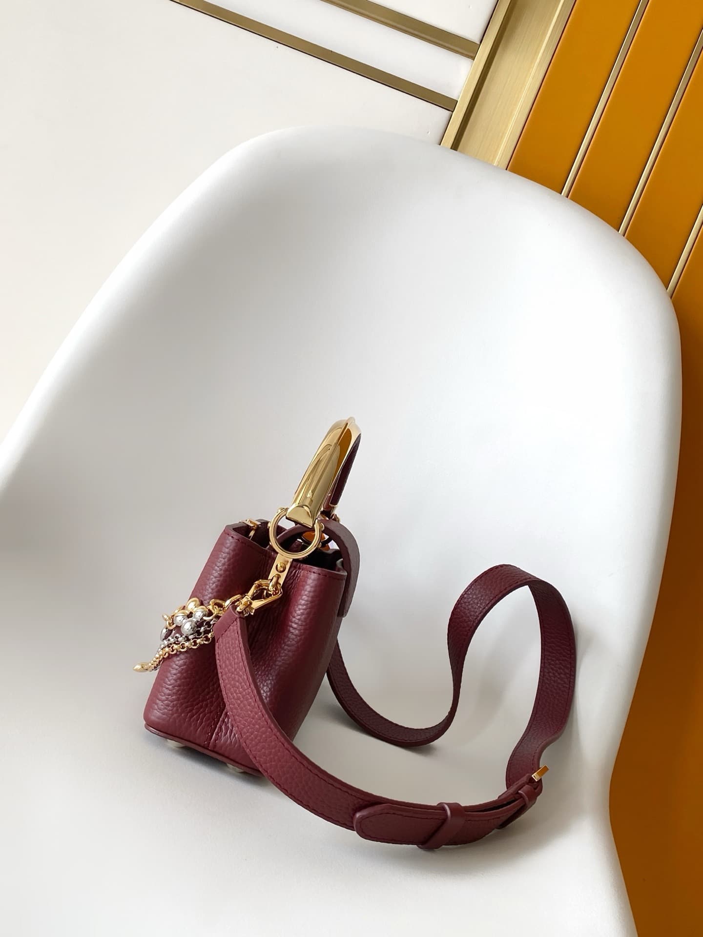 2026 LV Capucines Mini Hand Bag M26507 Size:21*13.6*8 cm