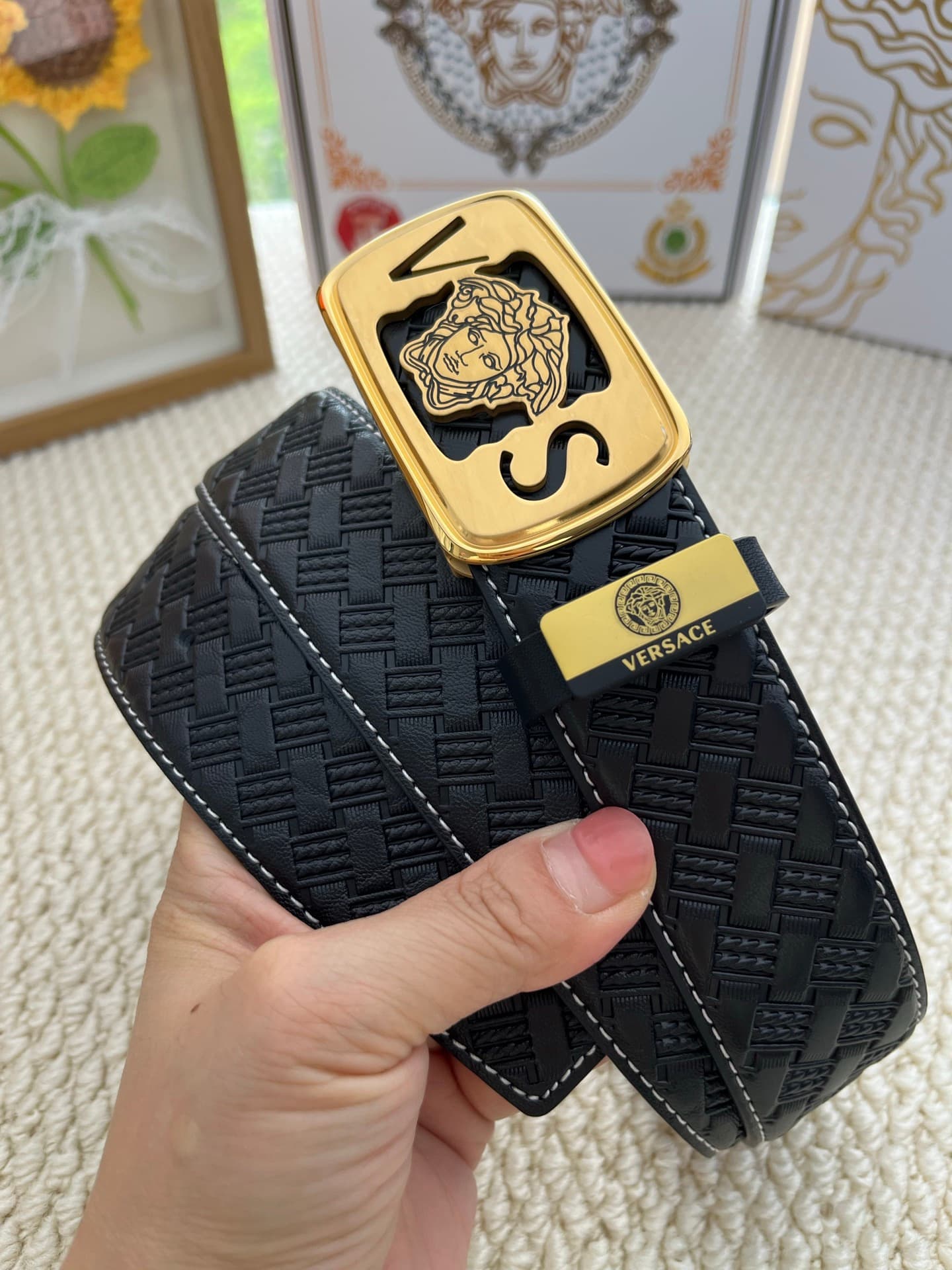 2026 Versace Man 3.8cm Belt