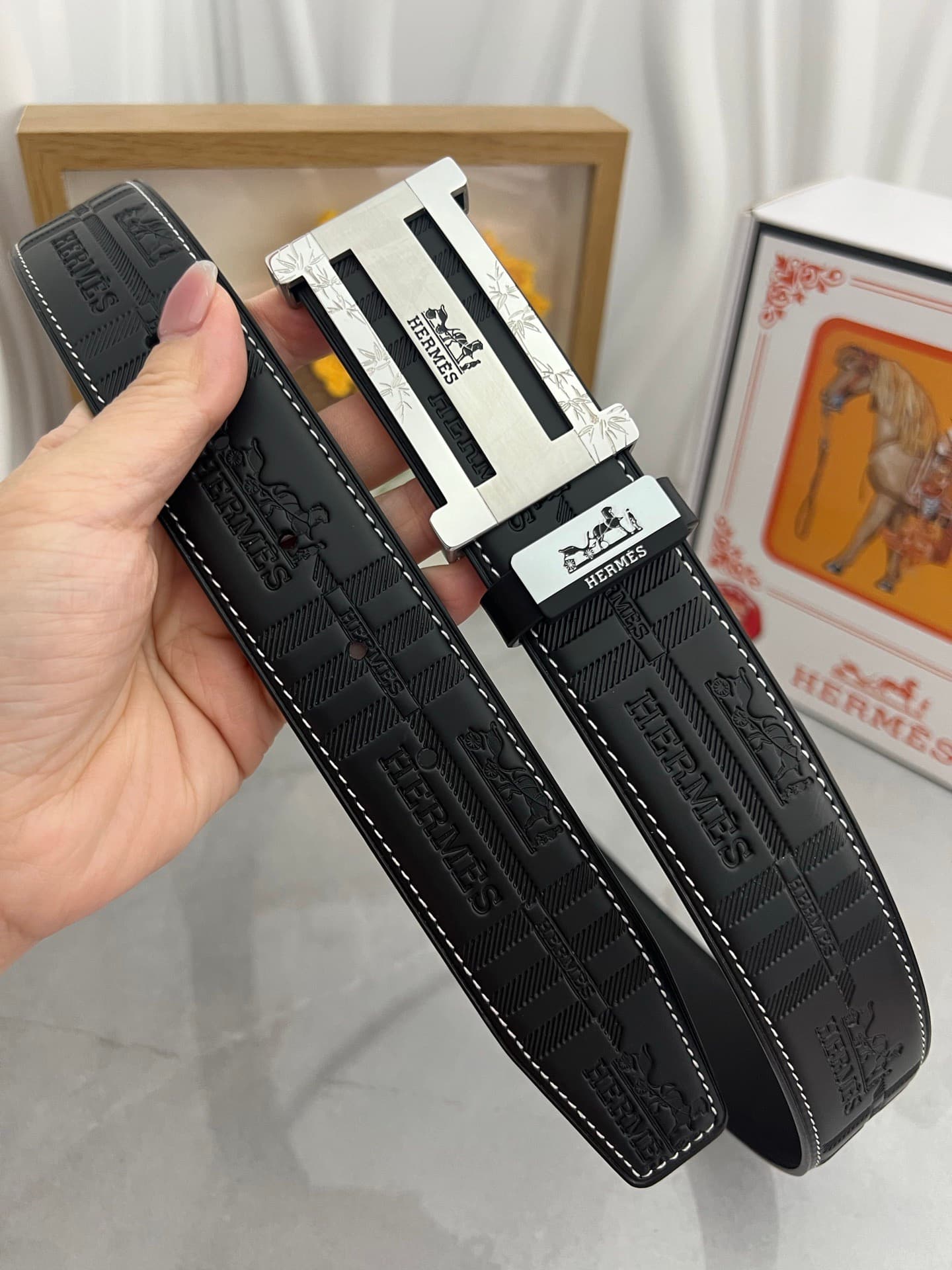 2026 Hermes 3.8cm Belt