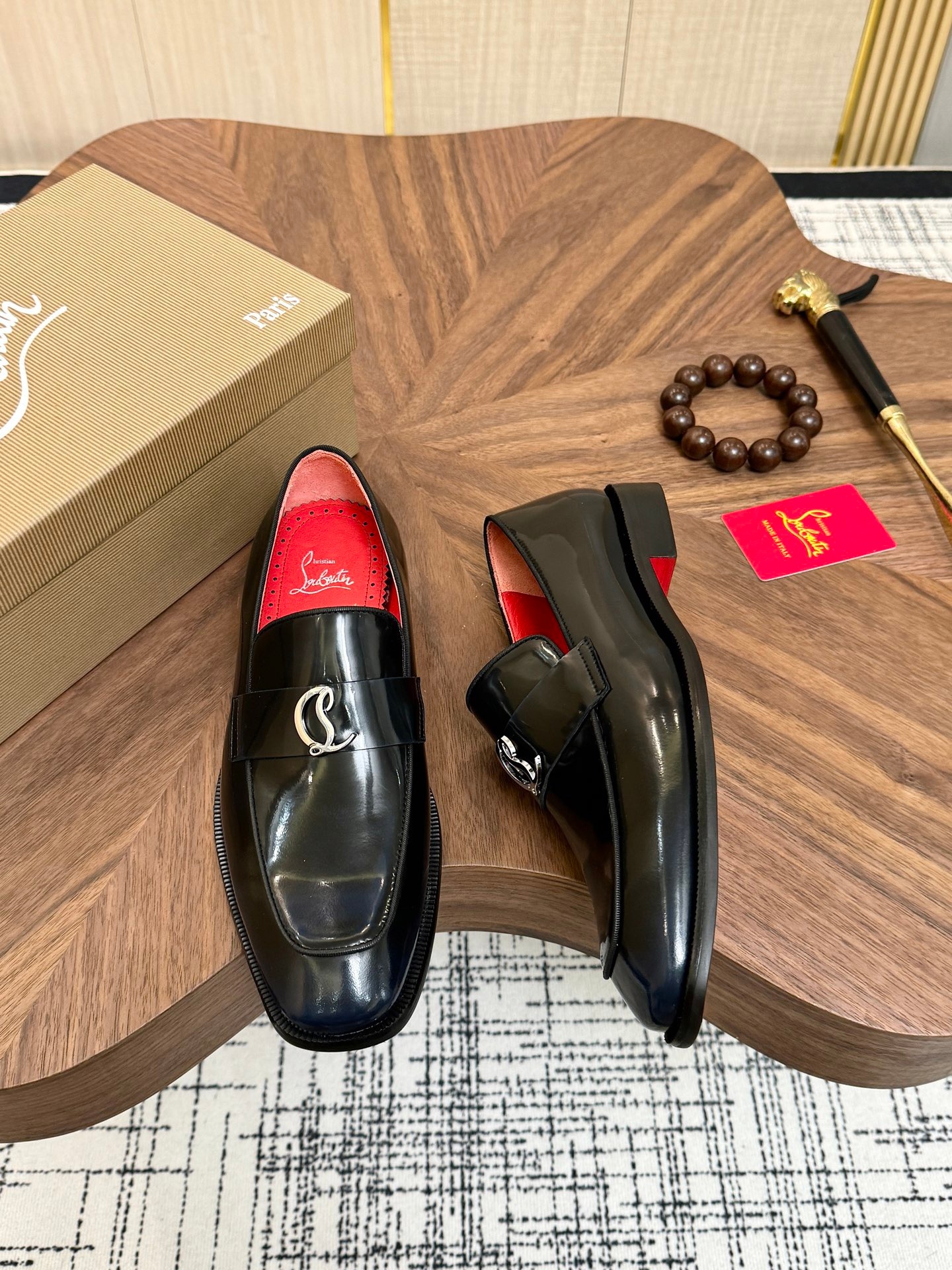 2026 CL Red Bottom Business Shoes