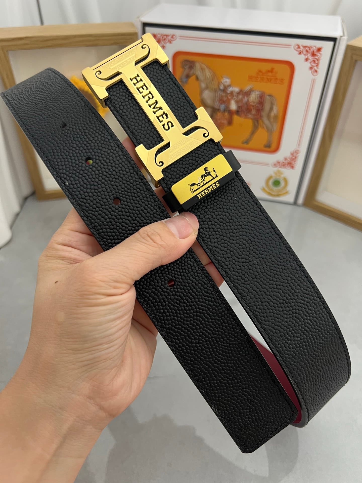 2026 Hermes 3.8cm Belt