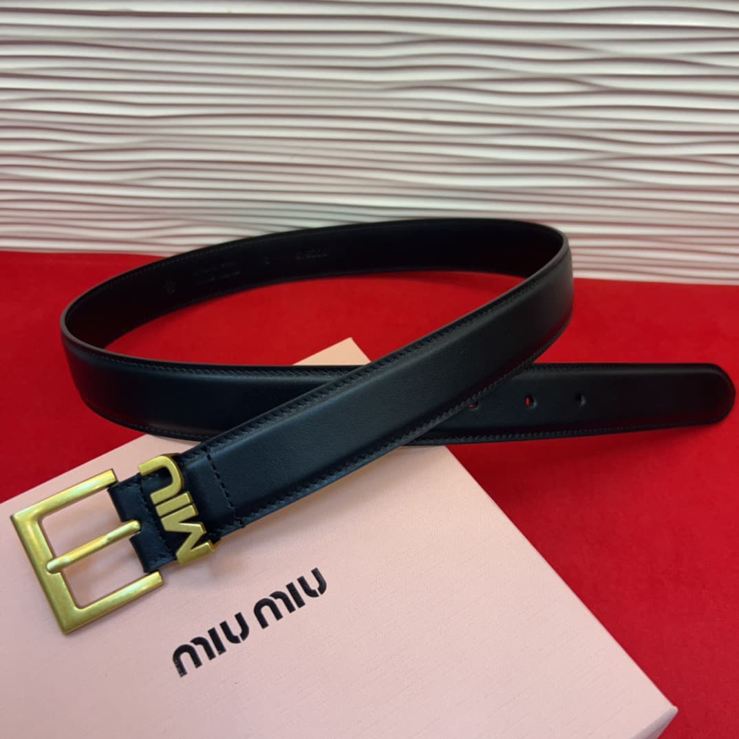 2026 Miu Miu 3.0cm Belt