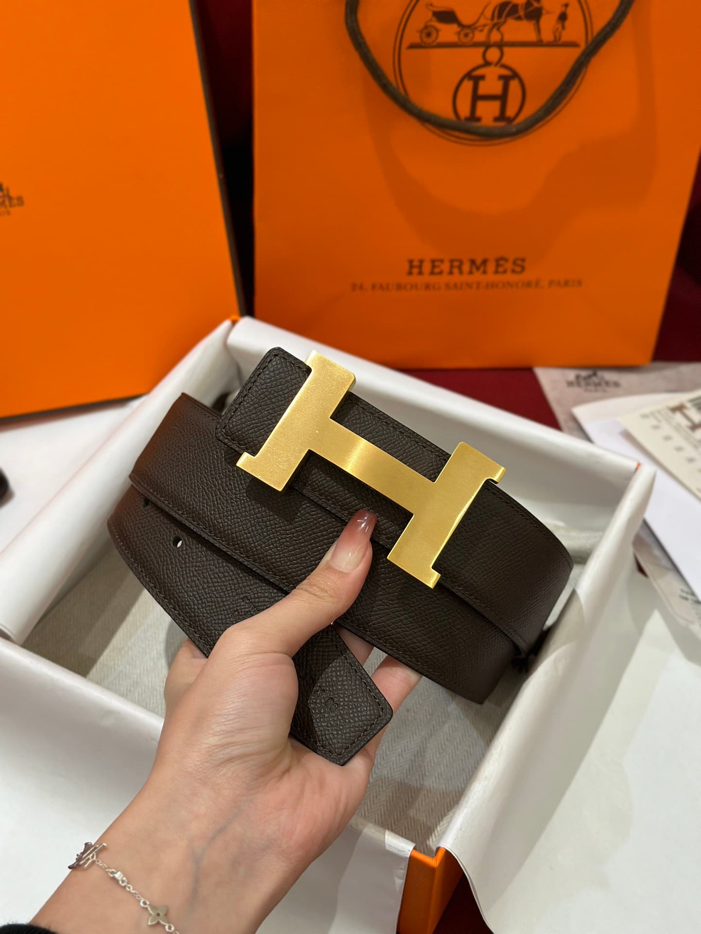 2026 Hermes 3.8cm Belt