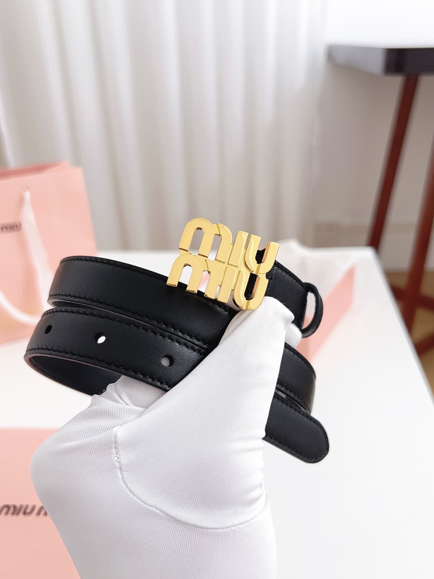 2026 Miu Miu 3.0cm Belt