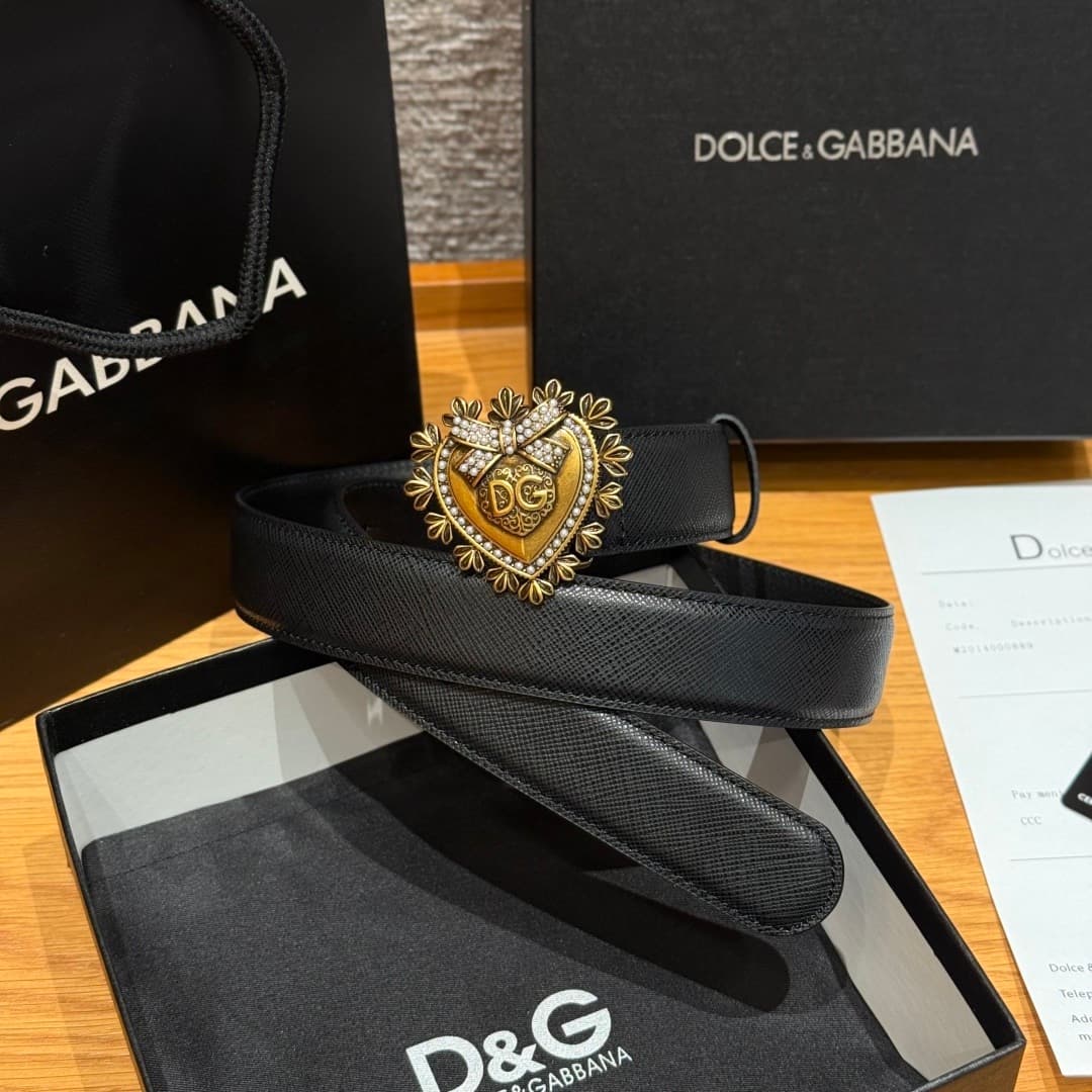 2026 D&G 3.0cm Belt