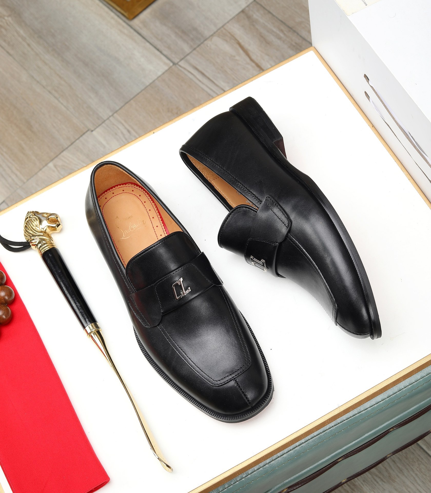 2026 CL Red Bottom Business Shoes