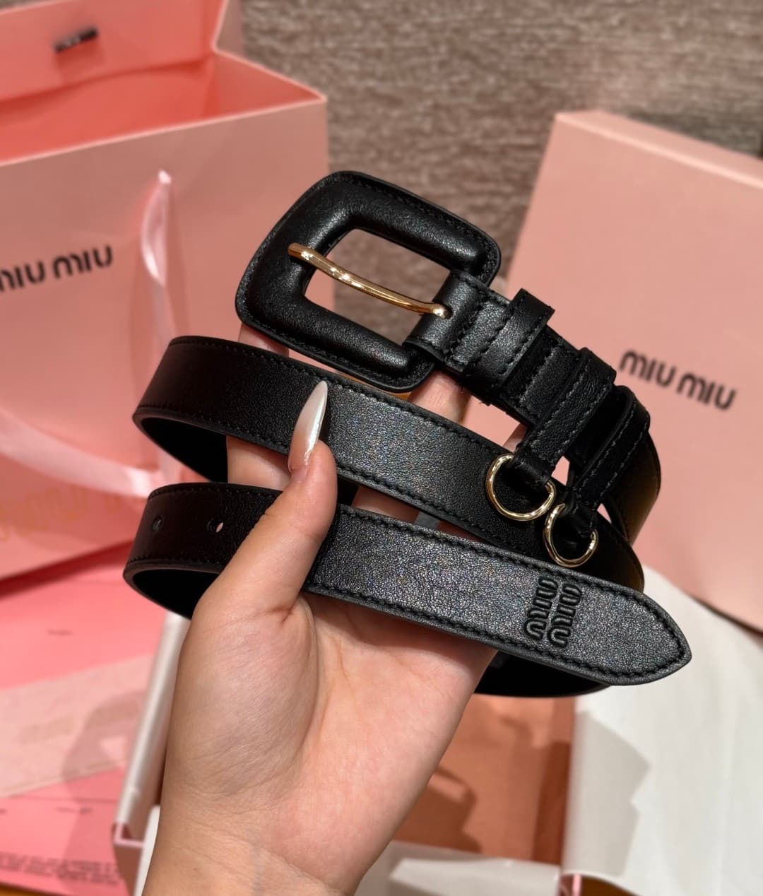 2026 Miu Miu 2.5cm Belt