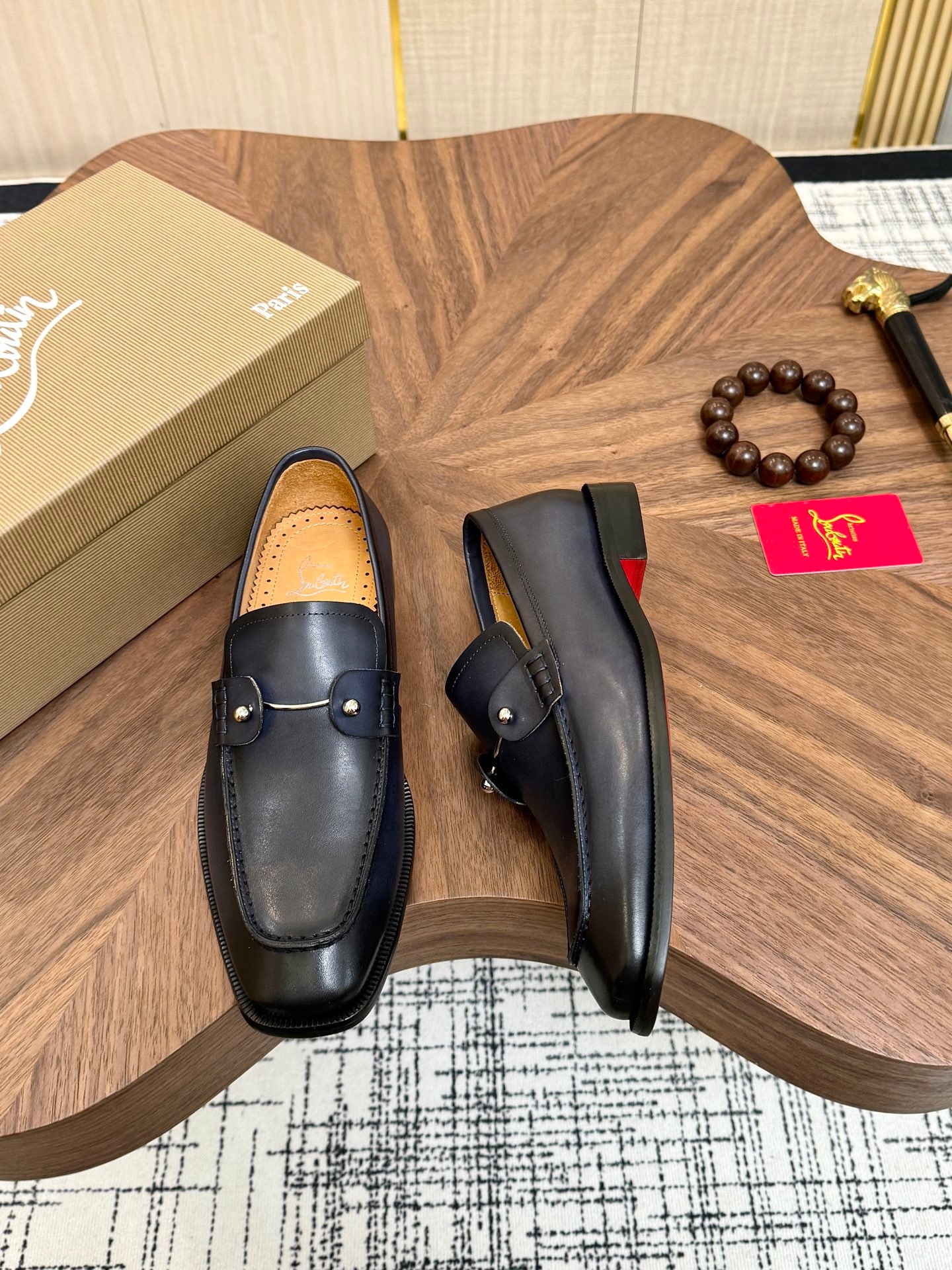 2026 CL Red Bottom Business Shoes