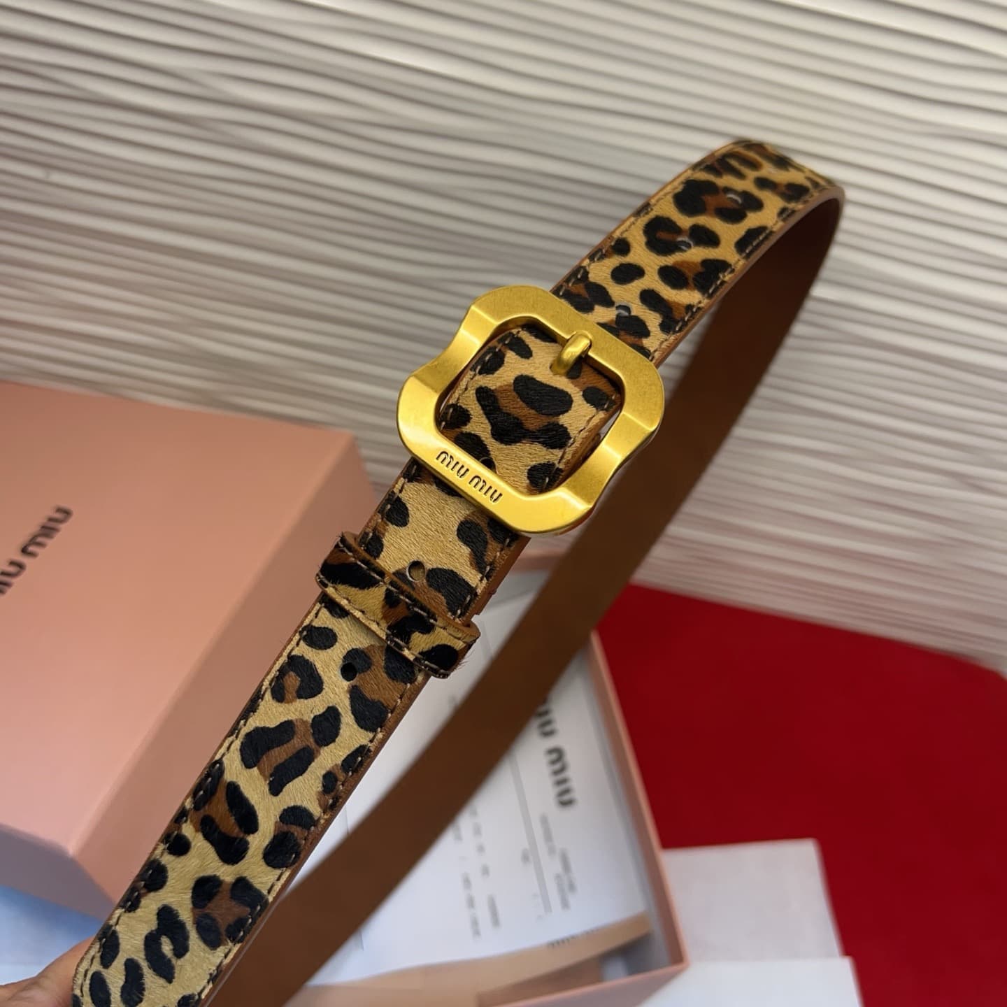 2026 Miu Miu 3.0cm Belt
