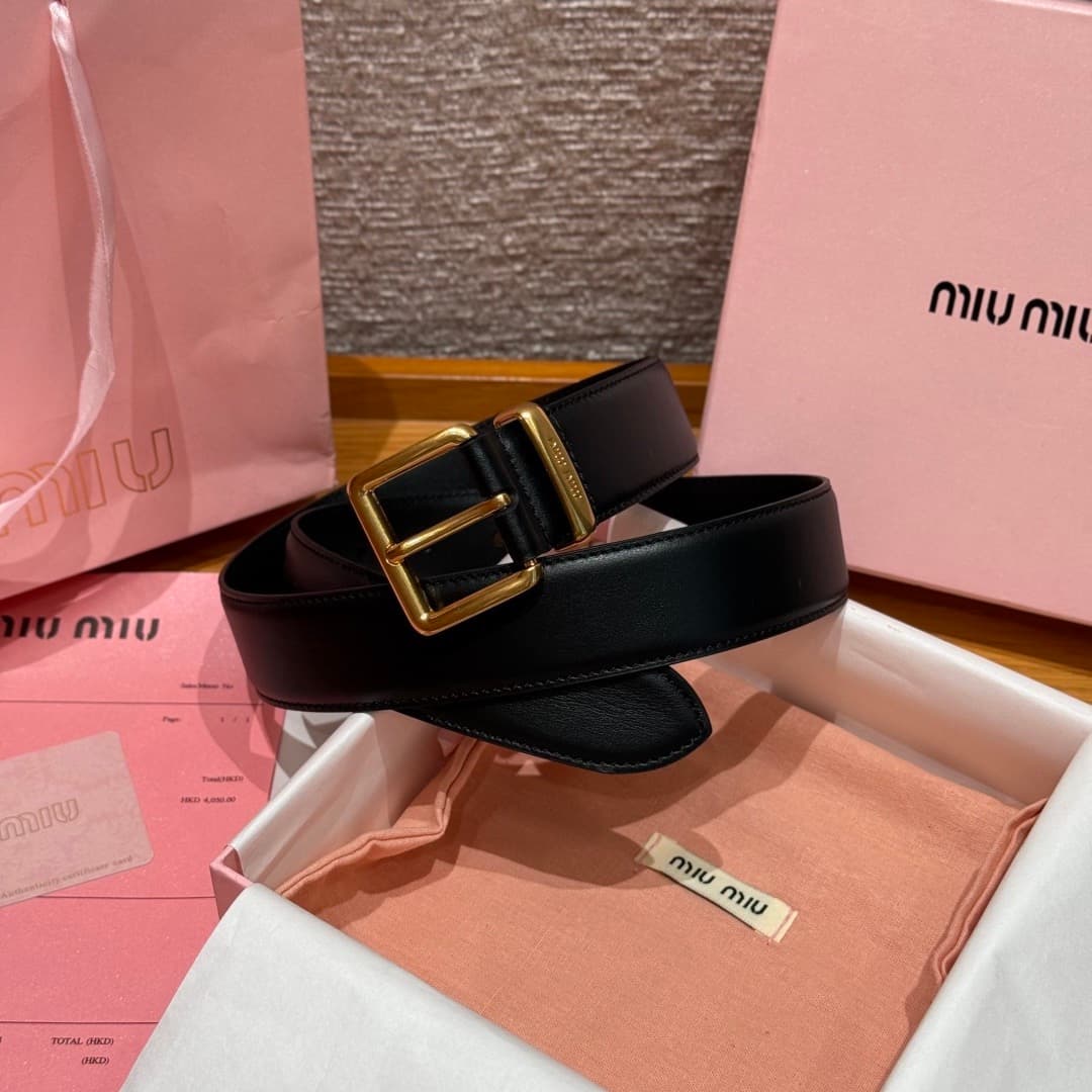 2026 Miu Miu 3.5cm Belt