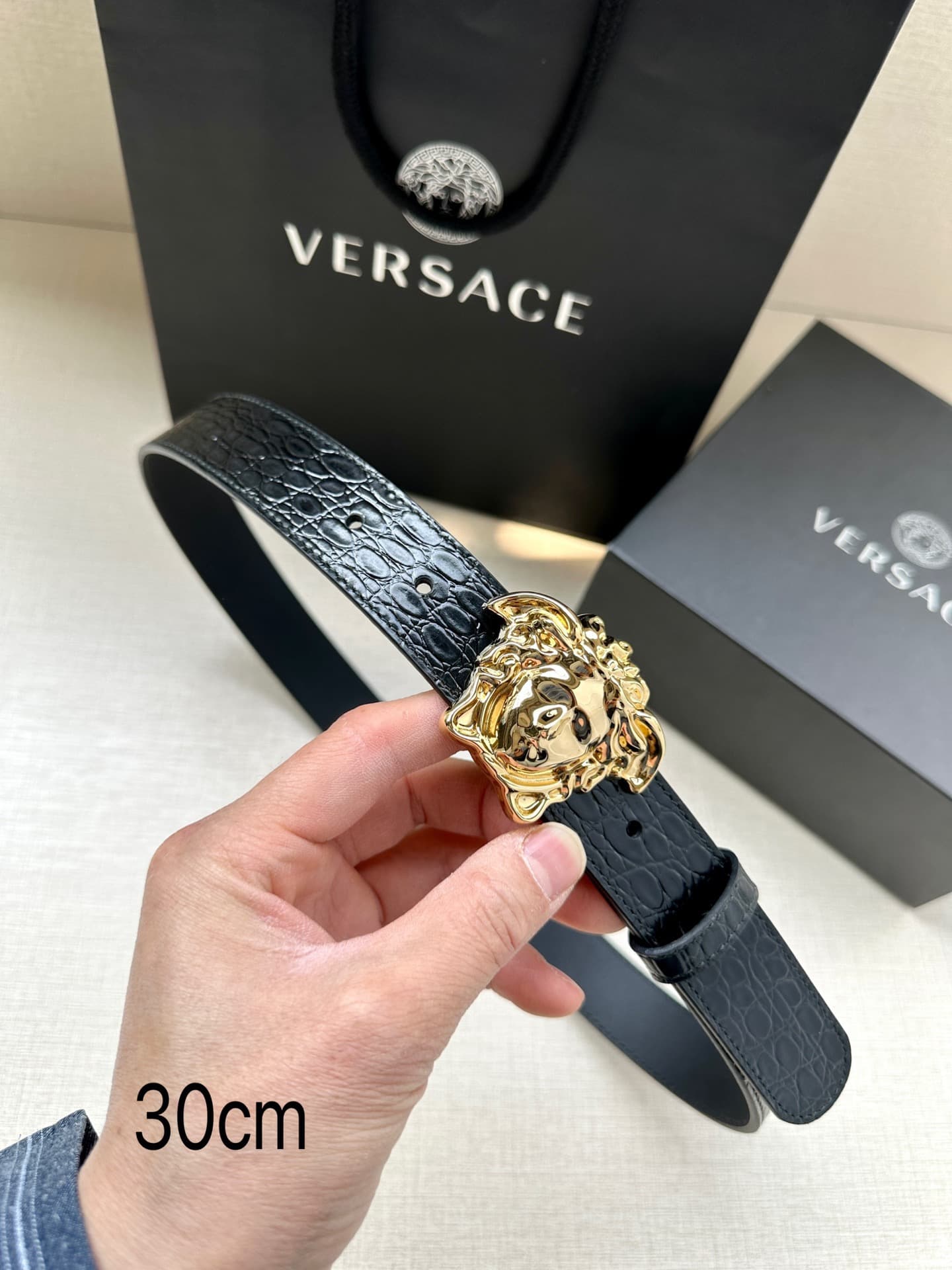 2026 Versace Man 4.0cm Belt