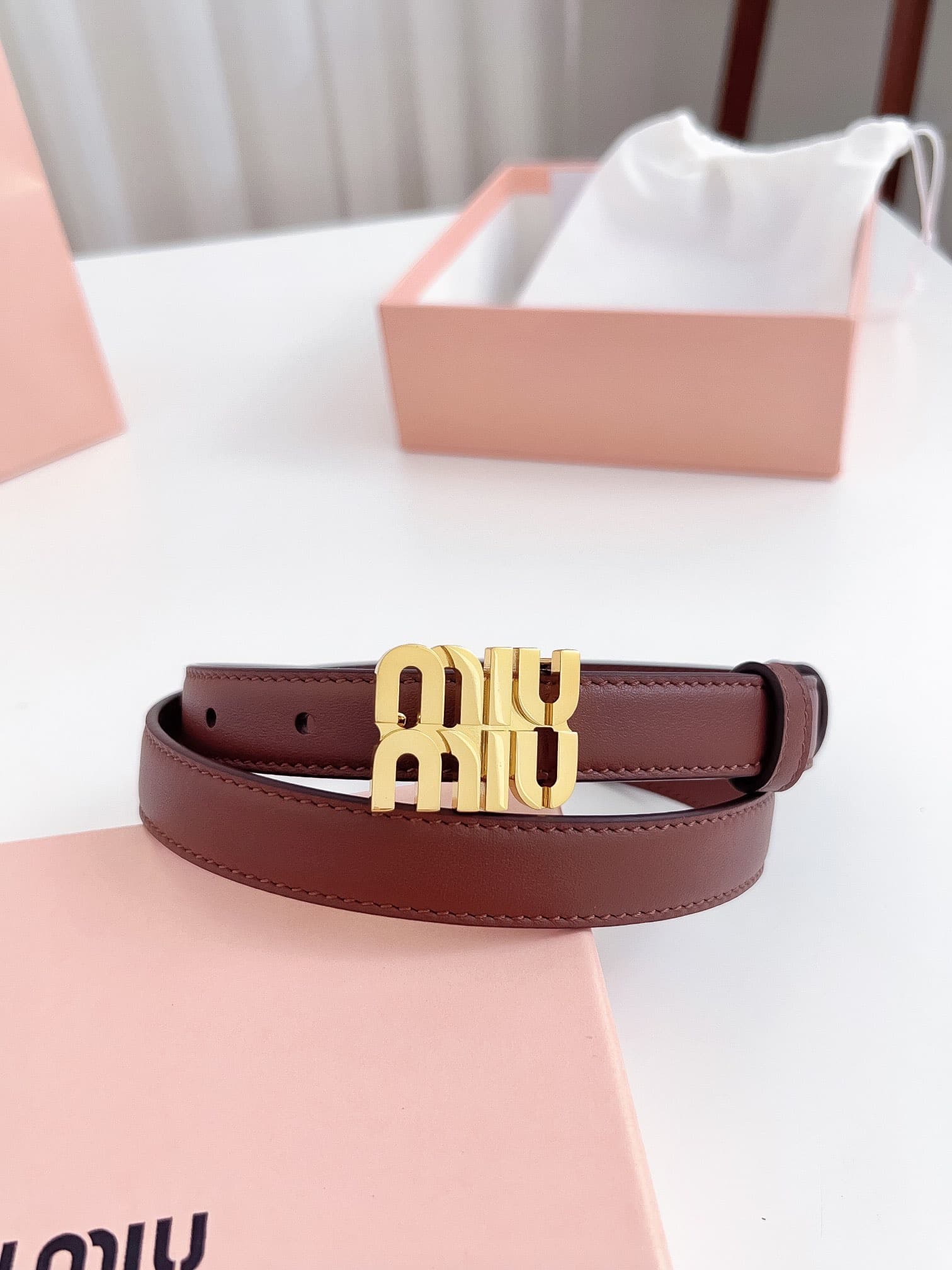 2026 Miu Miu 3.0cm Belt