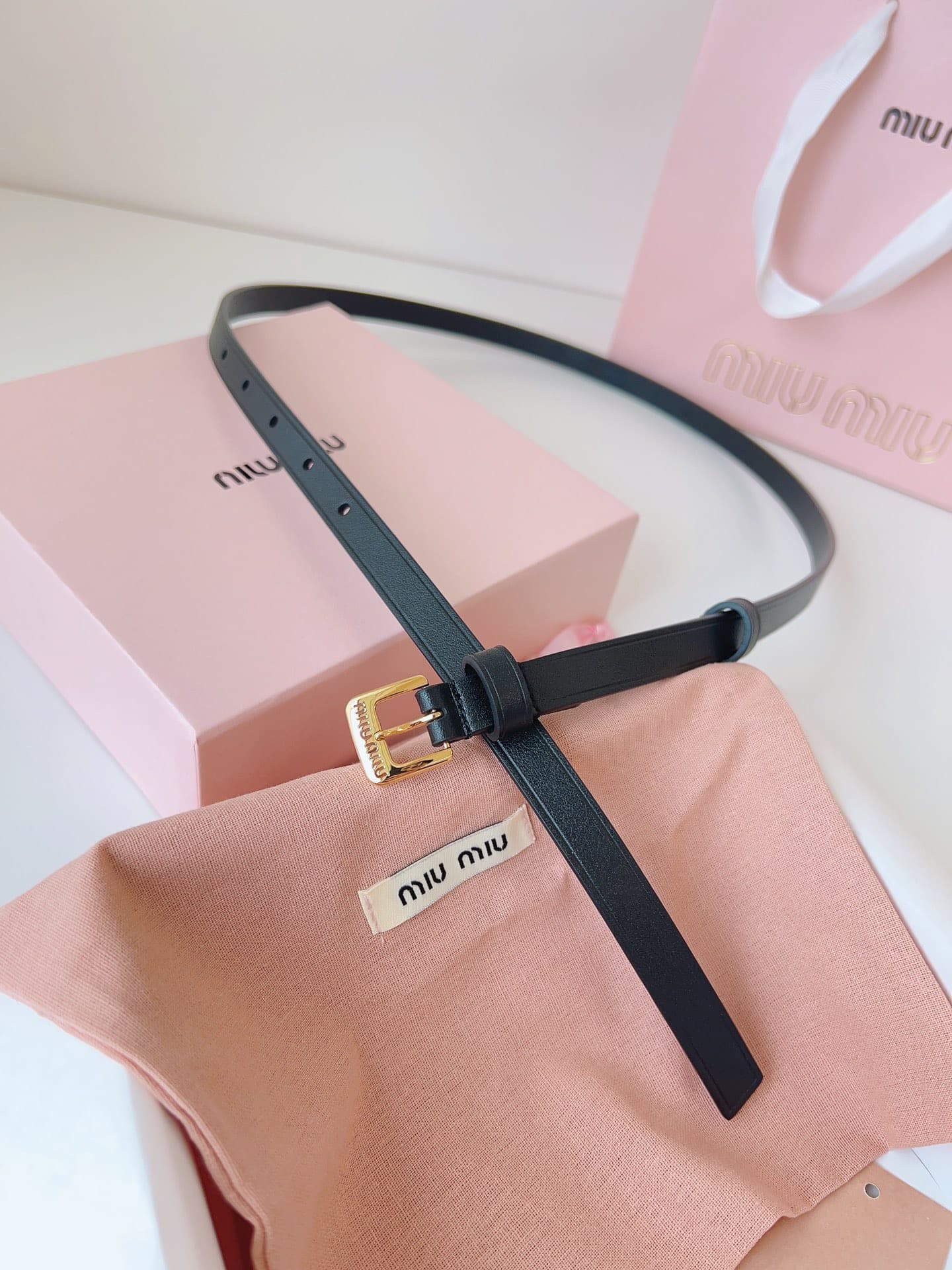 2026 Miu Miu 1.5cm Belt