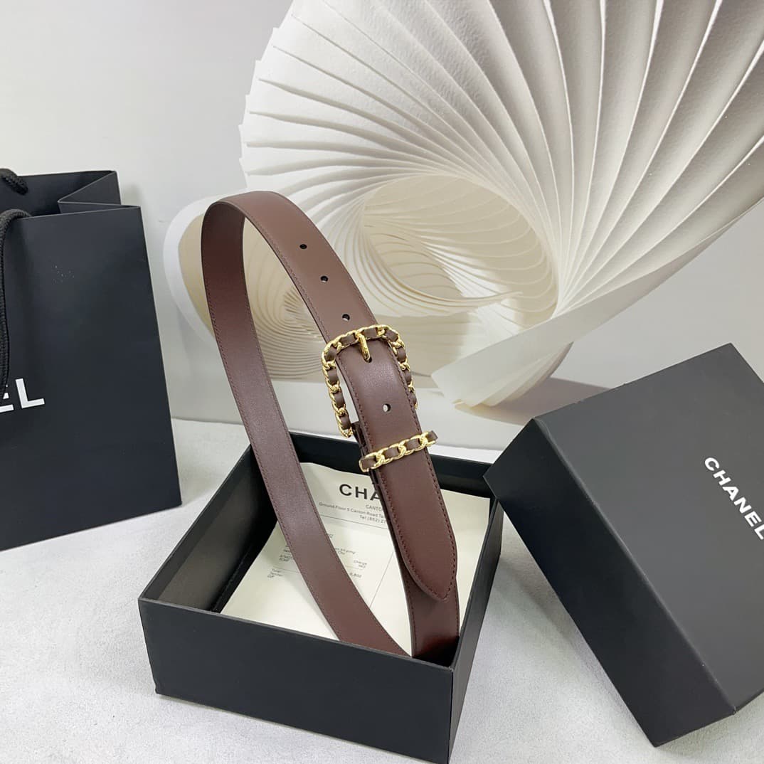 2026 Chanel 3.0cm Belt
