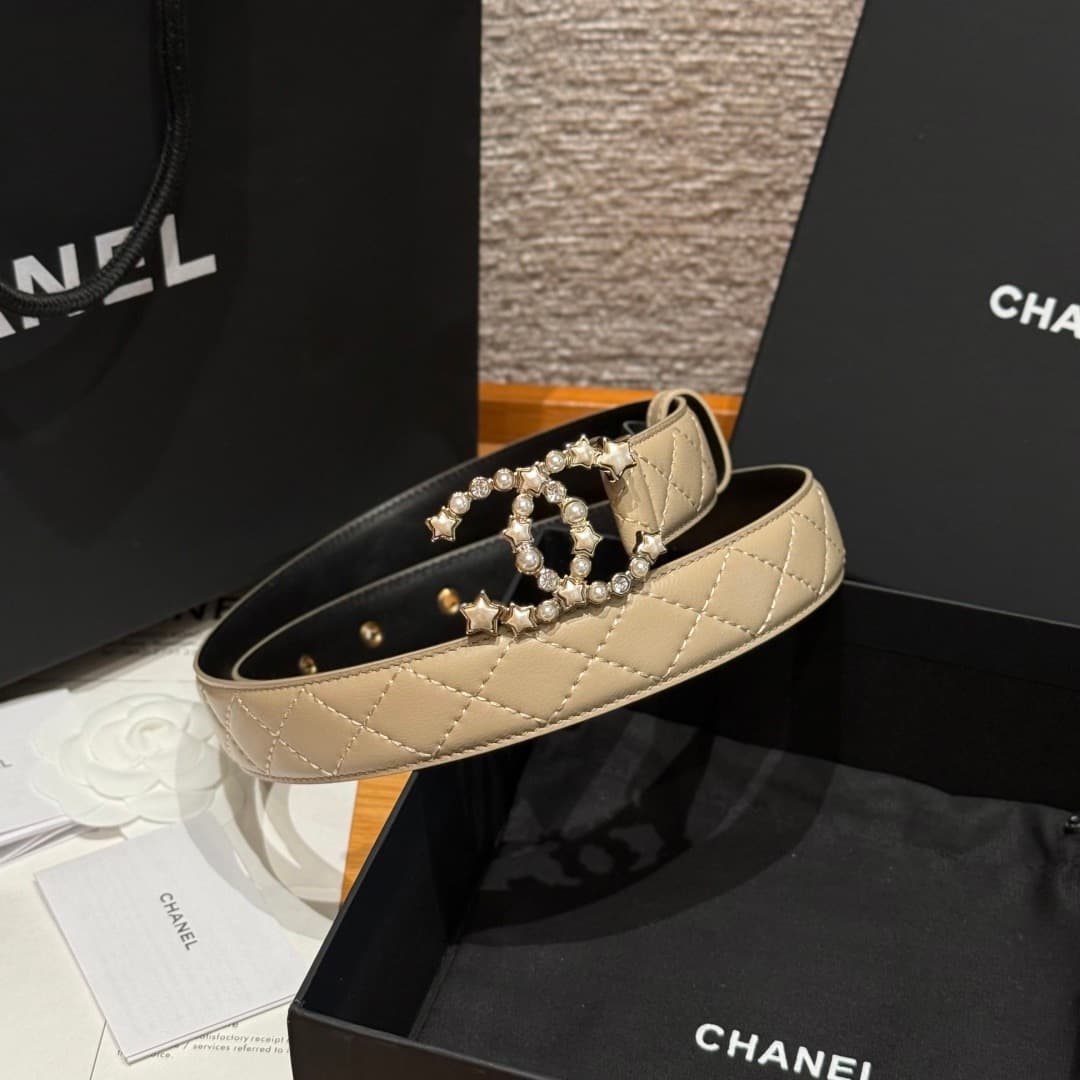 2026 Chanel 3.0cm Belt
