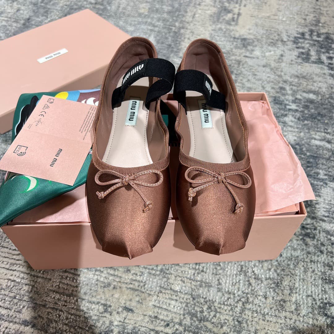 2026 Miu Miu Women Ballet Shoes
