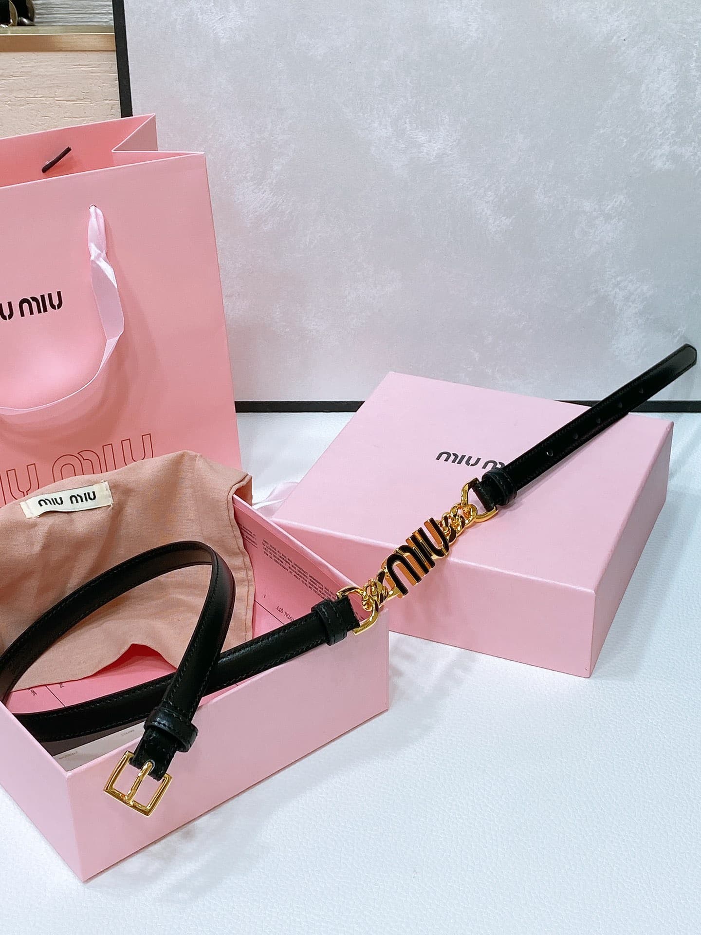 2026 Miu Miu 1.5cm Belt