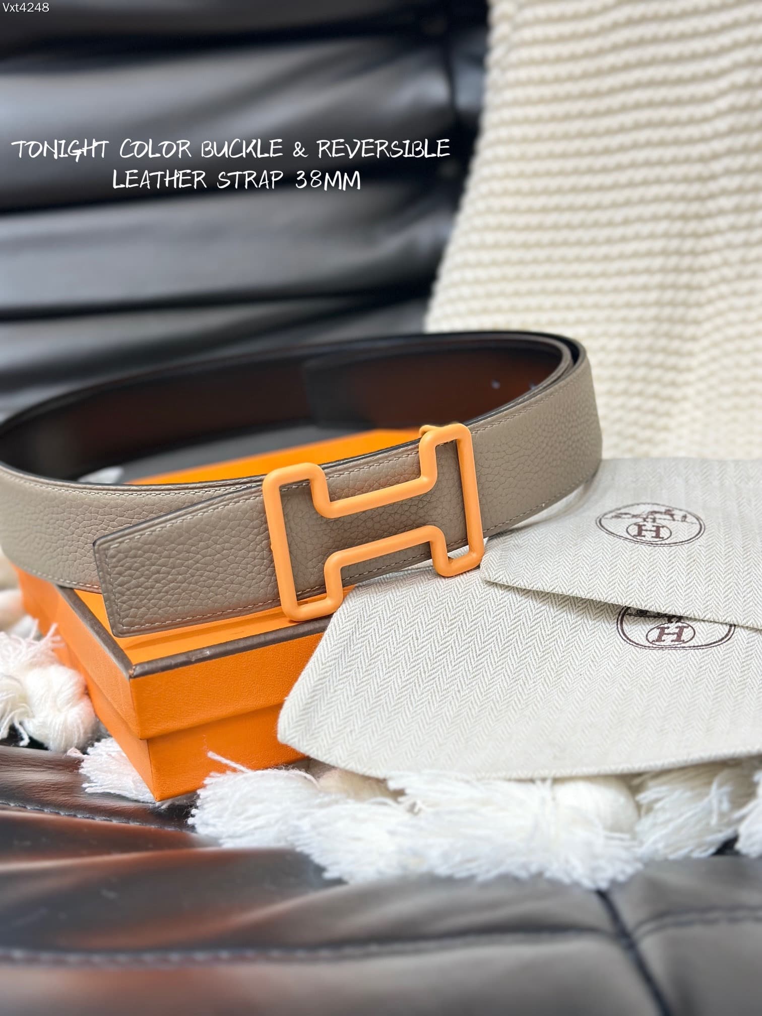 2026 Hermes 3.8cm Belt
