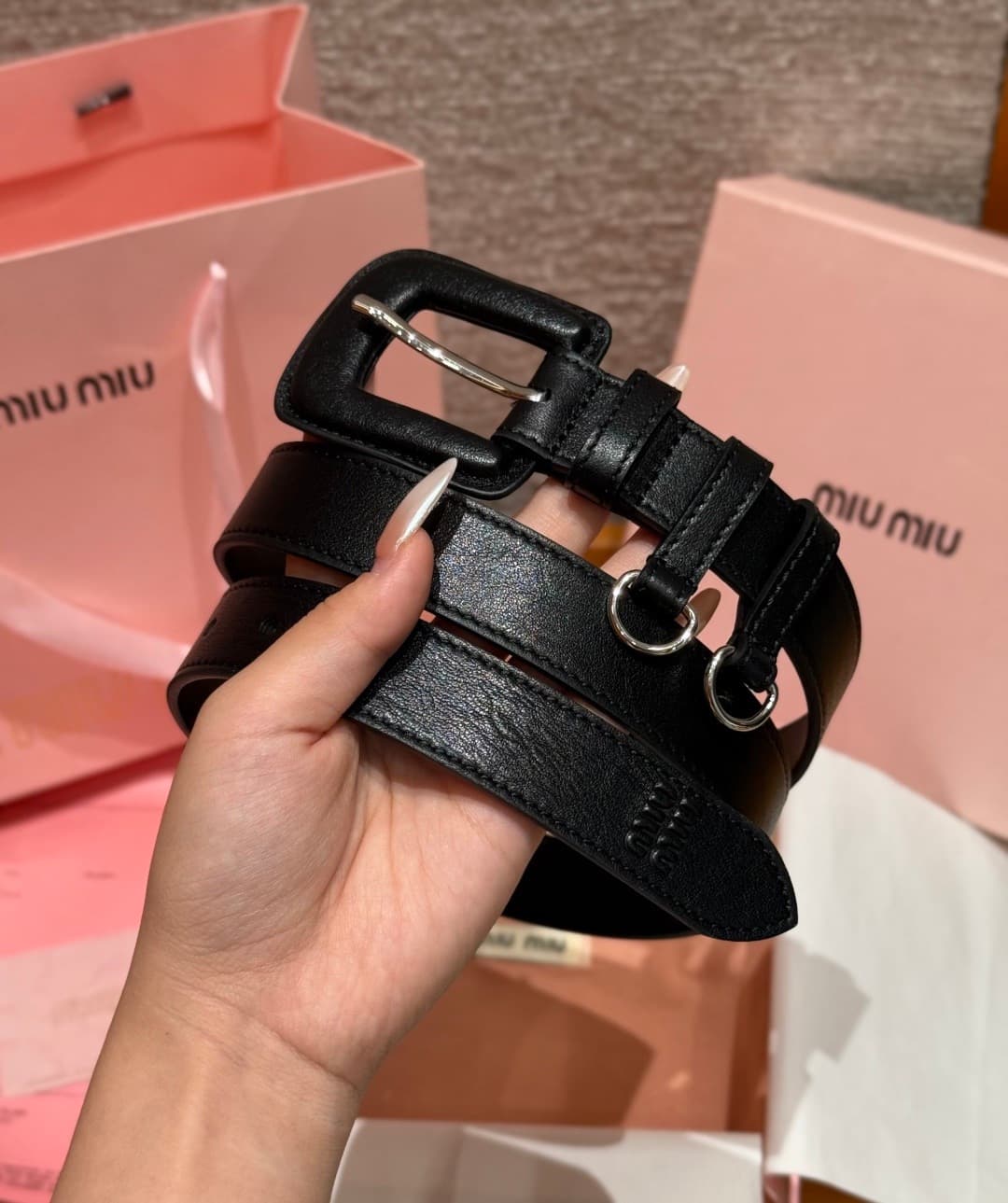 2026 Miu Miu 2.5cm Belt