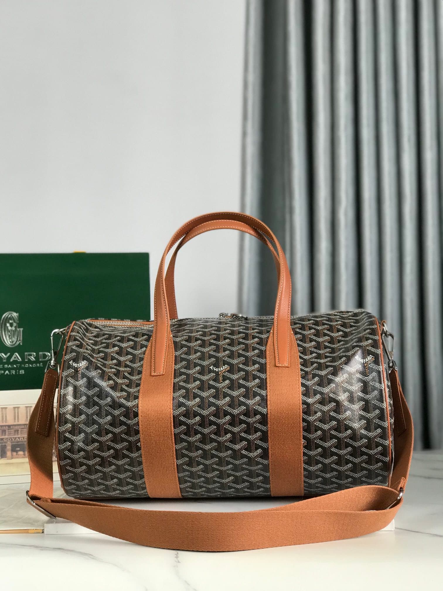 2026 Goyard Barrel Travel Bag Size:40*23*23 cm