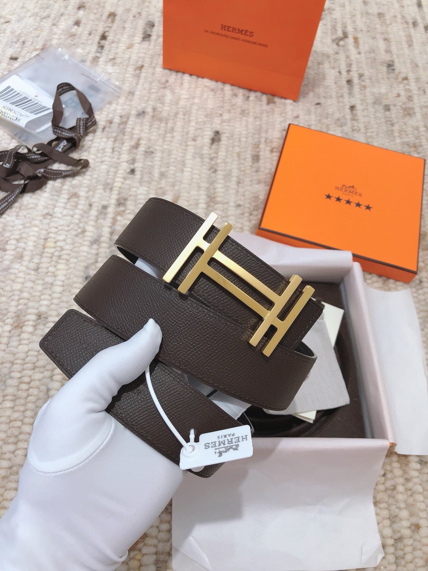 2026 Hermes 3.8cm Belt