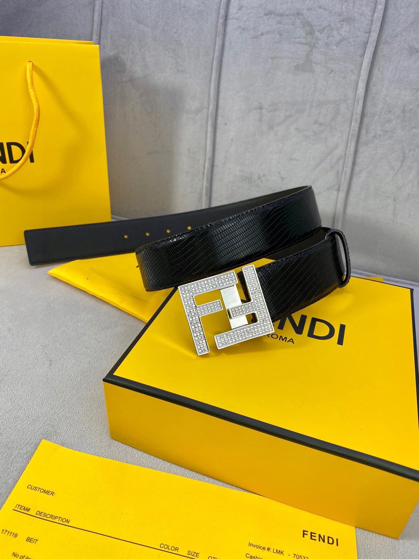 2026 Fendi 4.0cm Belt