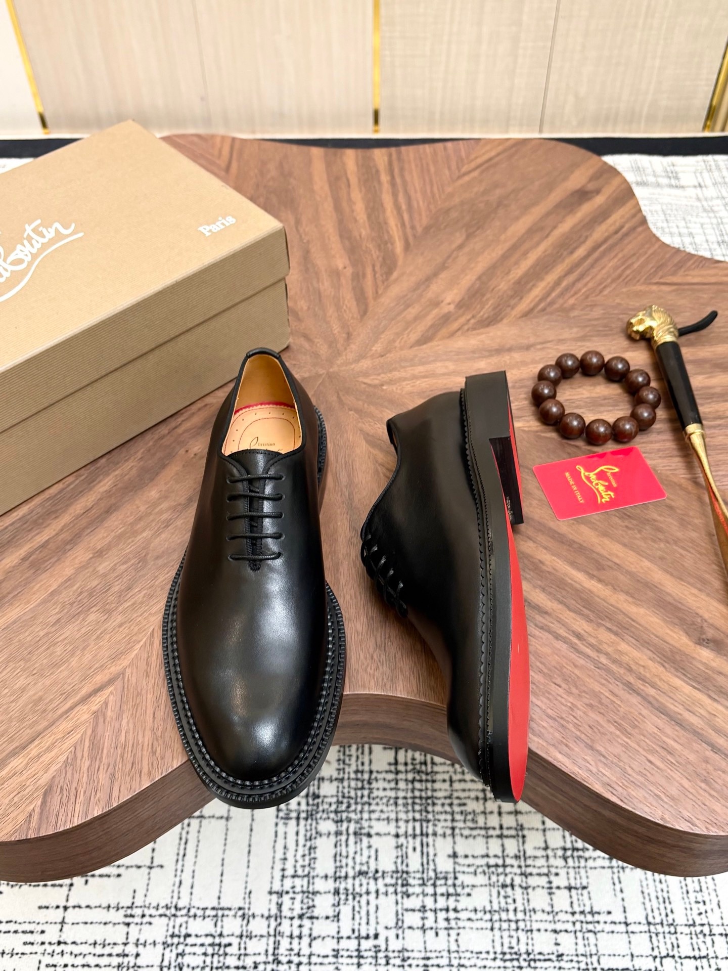 2026 CL Red Bottom Business Shoes