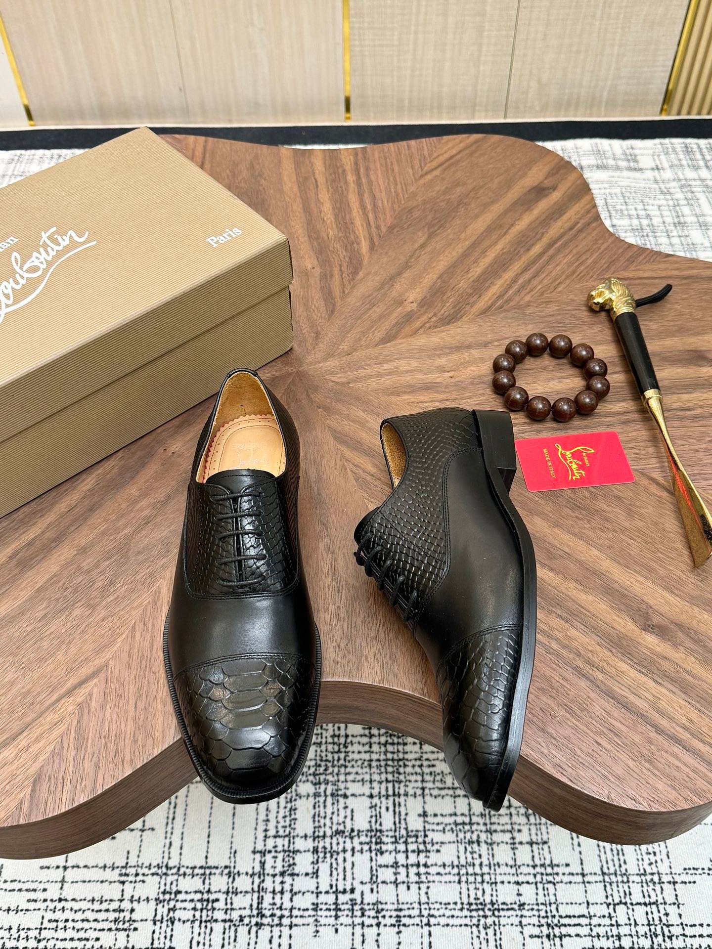 2026 CL Red Bottom Business Shoes