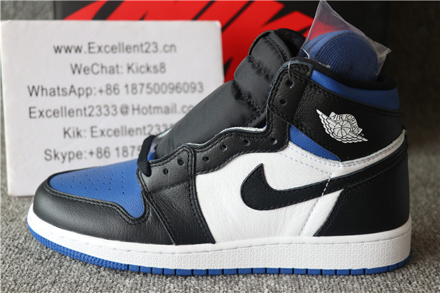 GS Nike Air Jordan 1 Retro Royal Toe