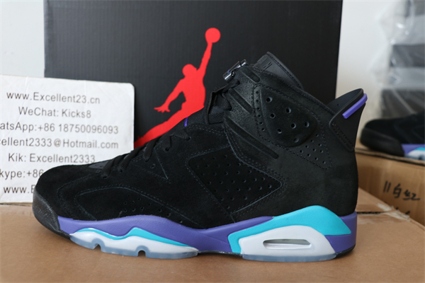 Nike Air Jordan 6 Black Blue