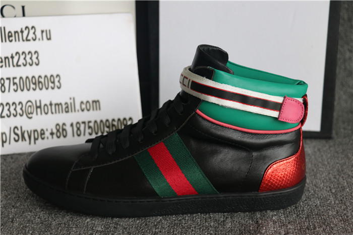 Gucci Mid Black Green Shoes