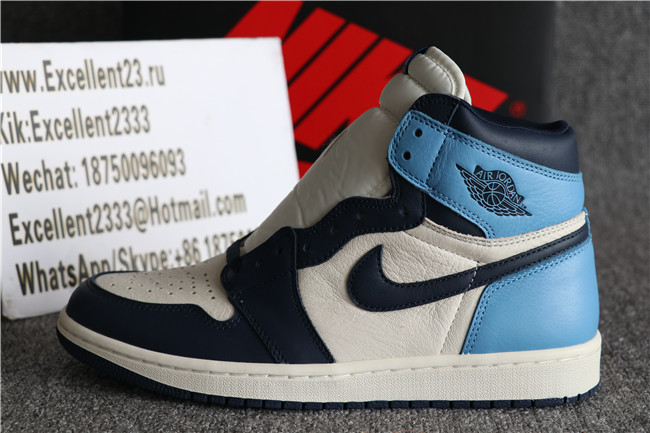 2019 Authentic Nike Air Jordan 1 High OG Obsidian