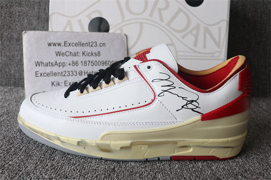 Off White x Nike Air Jordan 2 Chicago