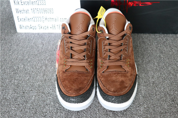 Authentic Nike Air Jordan 3 Retro JTH Bro Beige