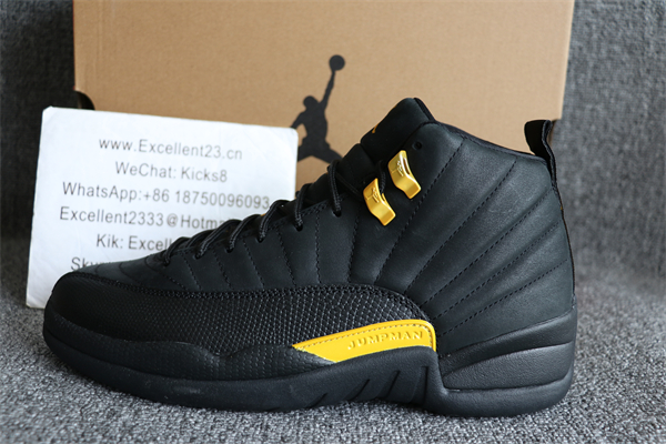 Nike Air Jordan 12 Black Yellow