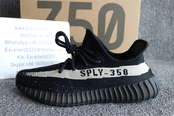 Yeezy Boost 350v2 Black White BY1604