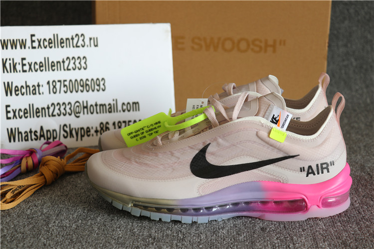 2018 Off White X Nike Air Max 97S OG Rainbow