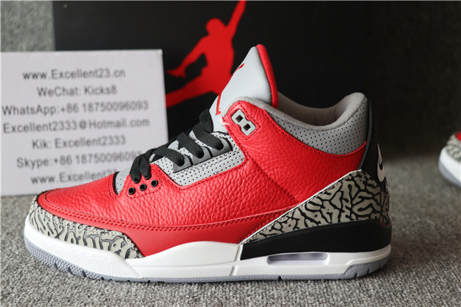 Nike Air Jordan 3 Retro Red Cement
