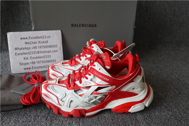 Balenciaga Track 4.0 White Red