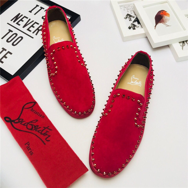 Chirstian Louboutin CL Low Rivet Casual Shoes 014