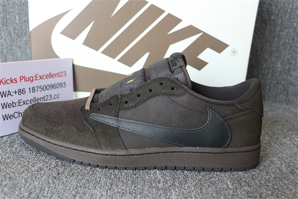 Travis Scott x Jordan 1 Low Velvet Brown Dark Mocha